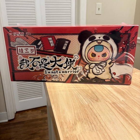 New Original Baby Three I’m Not A Warrior Series Blind Box Plush Vinyl Doll Case